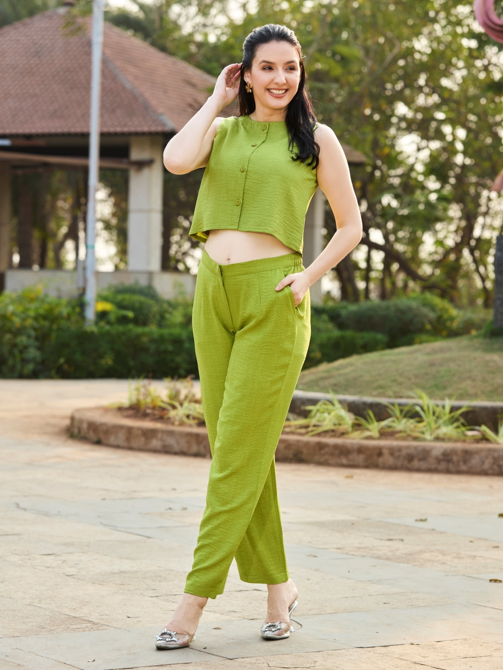 Performance Co-ords Crop Top and Pants
