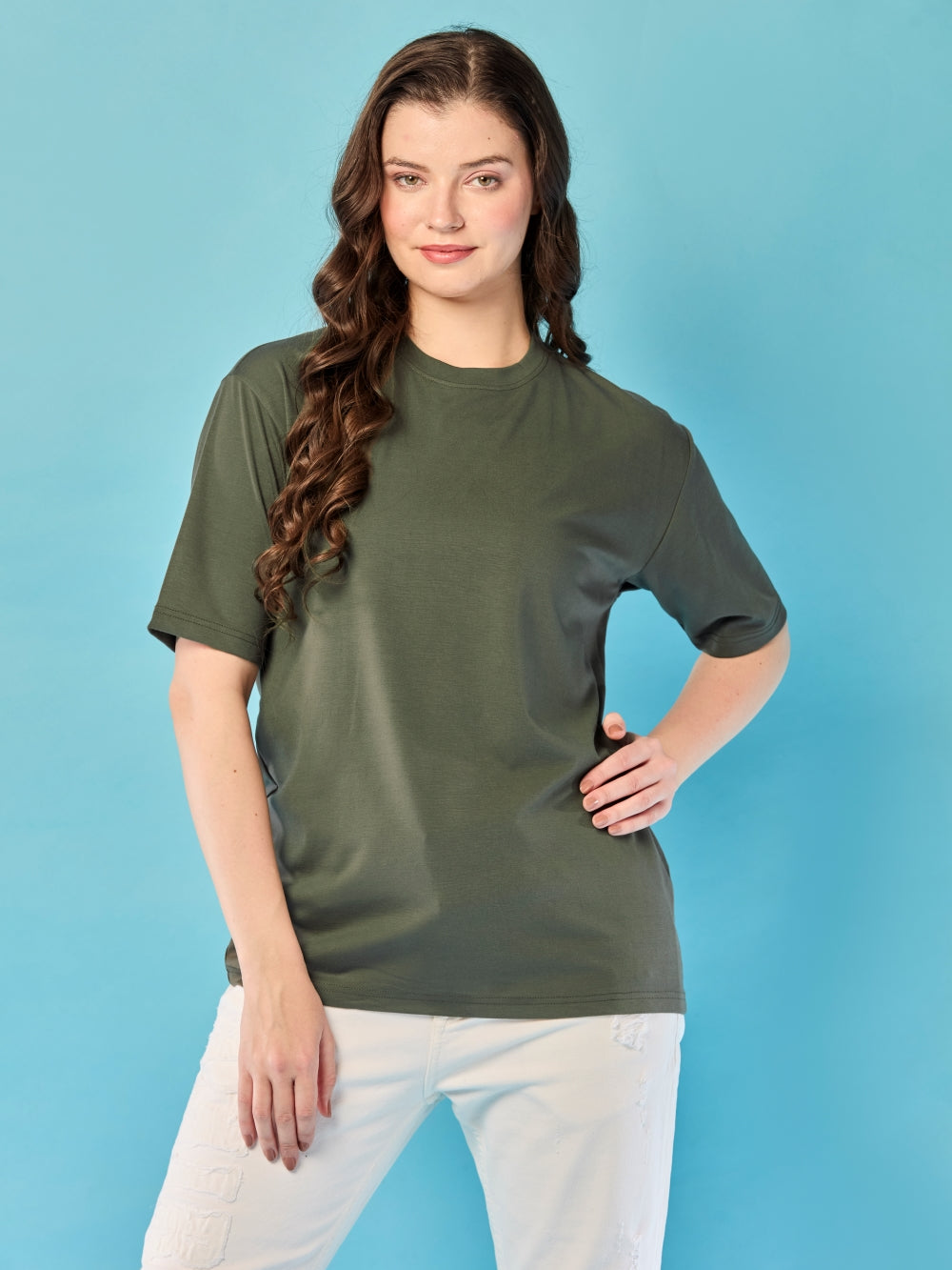 Bamboo Tencel Unisex T-Shirt Oversized