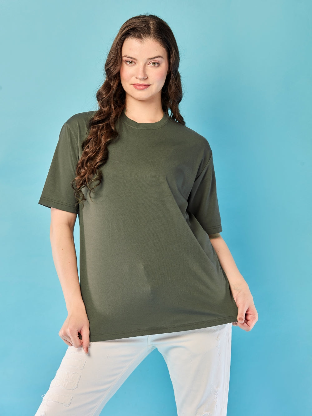 Bamboo Tencel Unisex T-Shirt Oversized