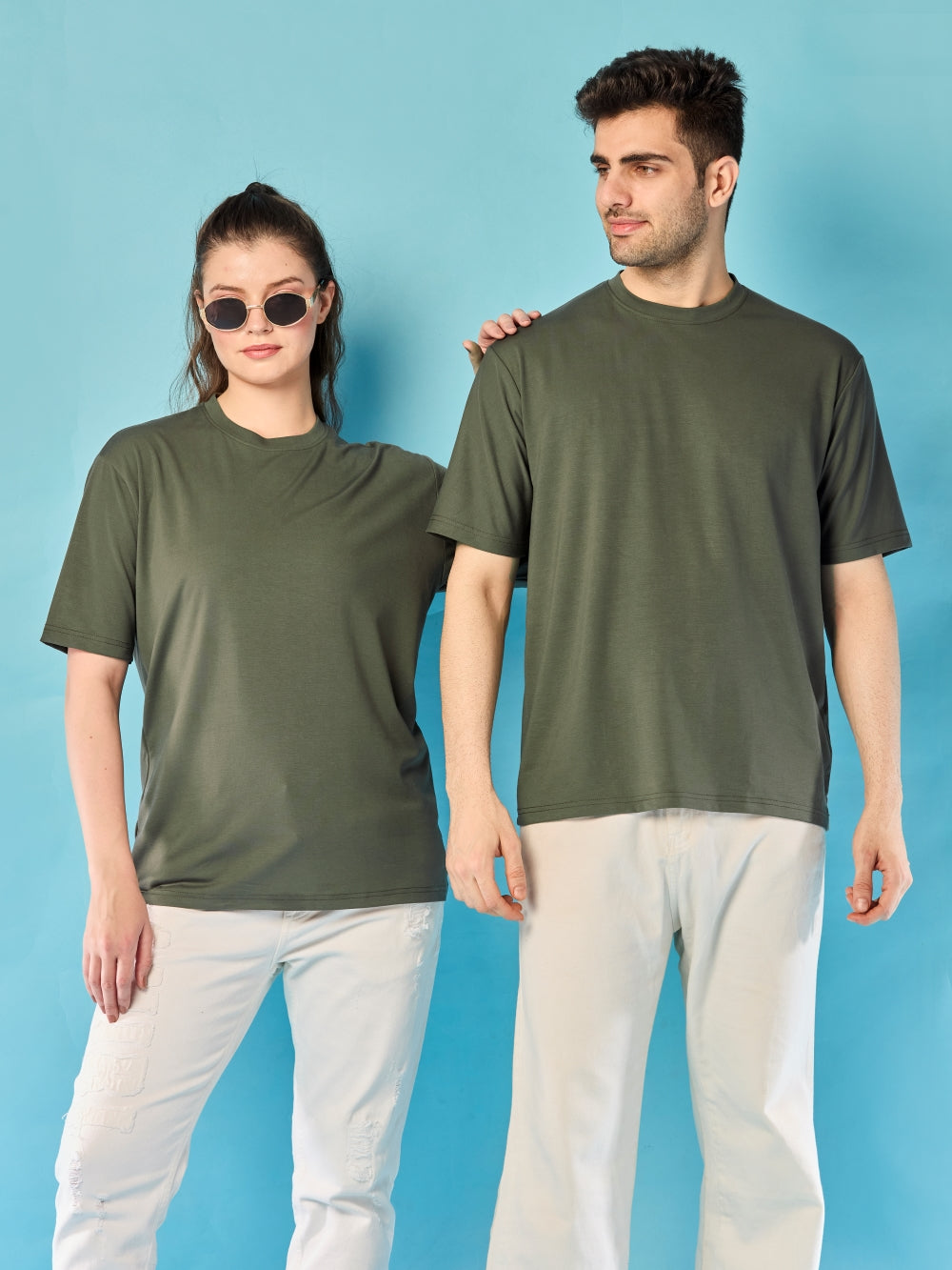Bamboo Tencel Unisex T-Shirt Oversized