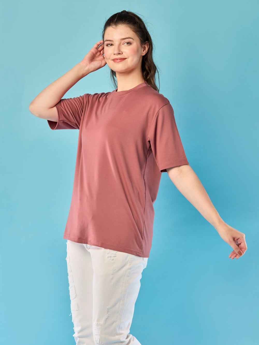 Bamboo Tencel Unisex T-Shirt Oversized