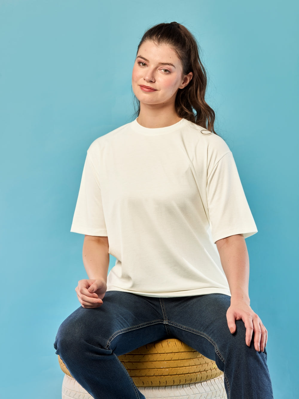 Bamboo Tencel Unisex T-Shirt Oversized