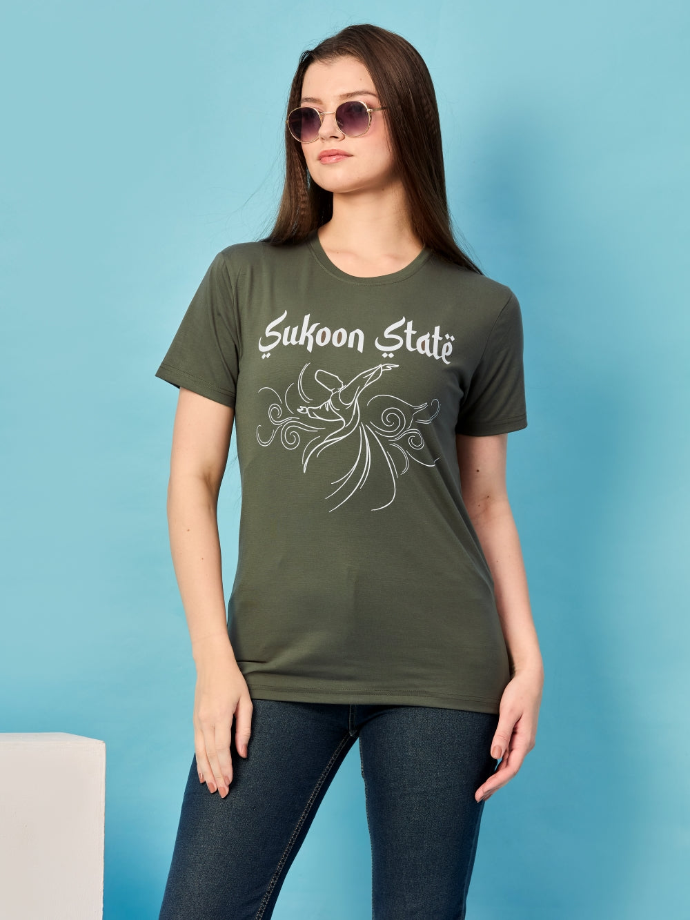 Bamboo Tencel Unisex T-Shirt Signature Sufi DTF Print
