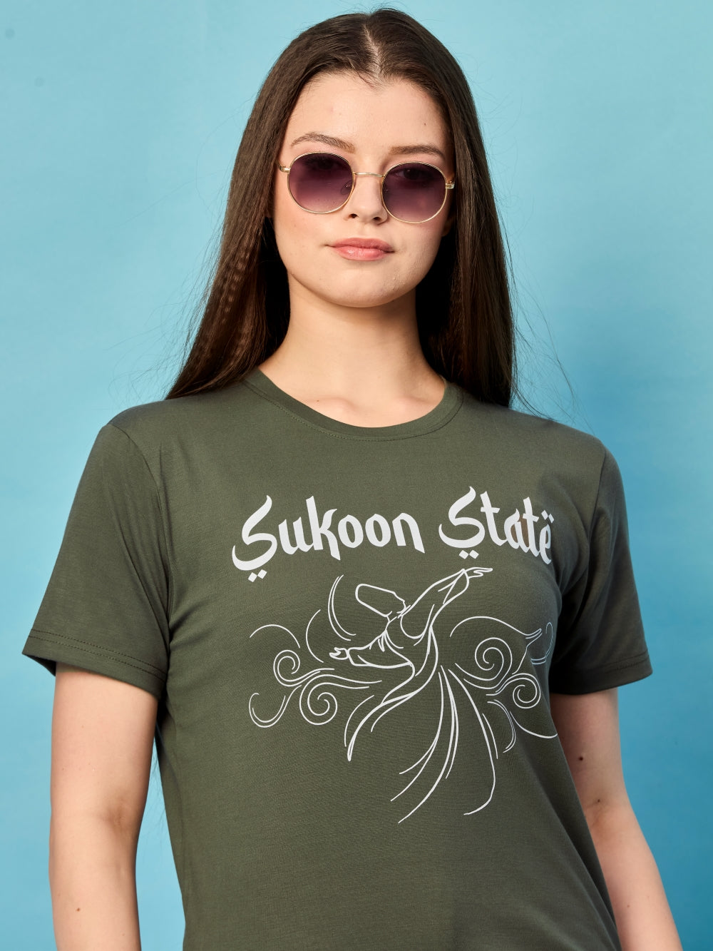 Bamboo Tencel Unisex T-Shirt Signature Sufi DTF Print