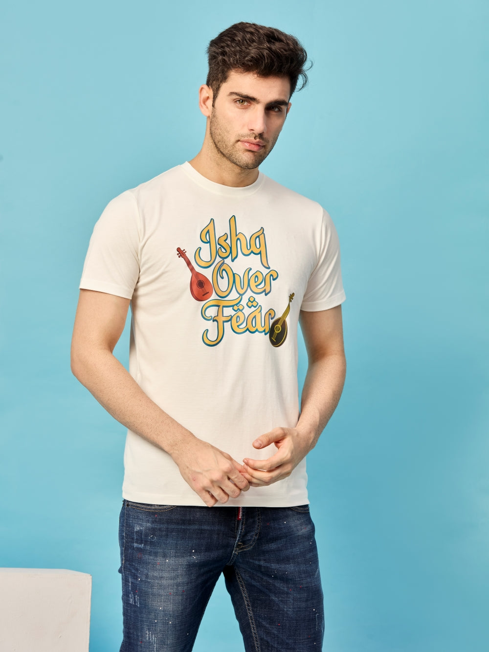 Bamboo Tencel Unisex T-Shirt Signature Sufi DTF Print