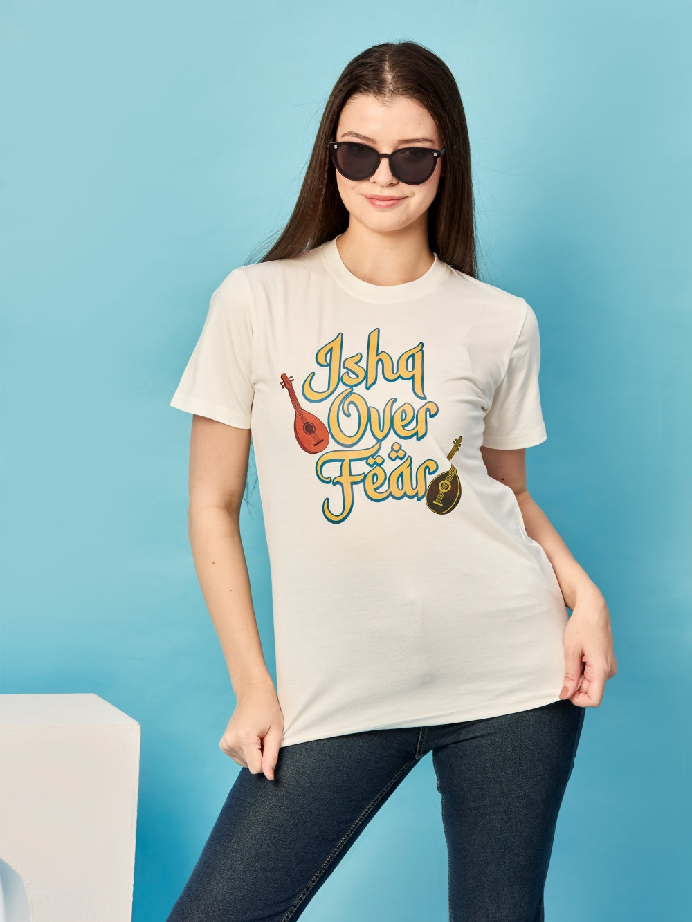 Bamboo Tencel Unisex T-Shirt Signature Sufi DTF Print