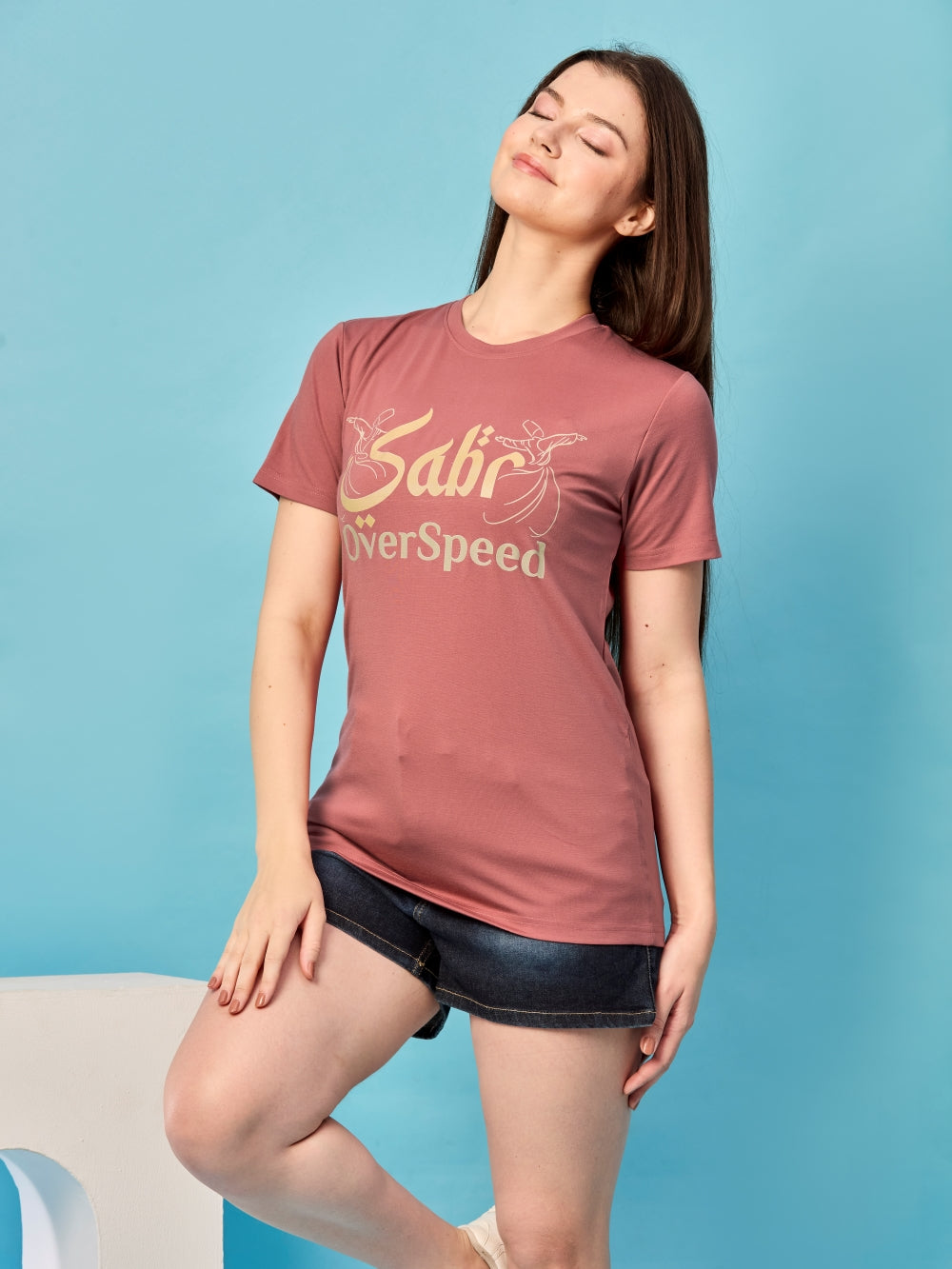 Bamboo Tencel Unisex T-Shirt Signature Sufi DTF Print