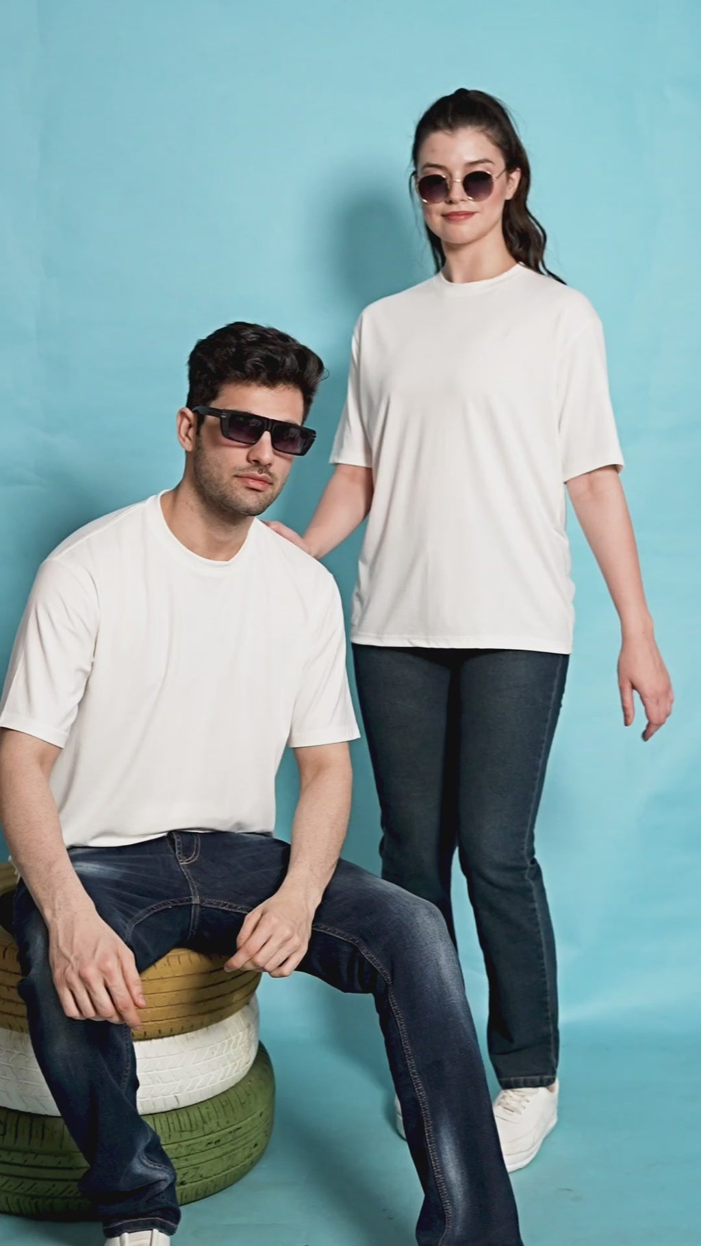 Bamboo Tencel Unisex T-Shirt Oversized