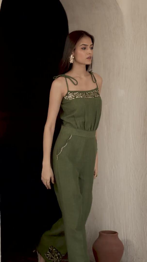 Olive Root Jumpsuit